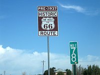 USA - Dilia NM - New Mexico Route 66 Sign (23 Apr 2009)